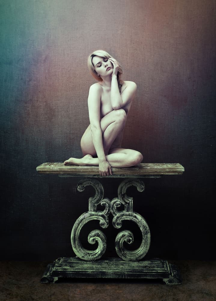 Serene Nude Figure by kenp — canvas wall art