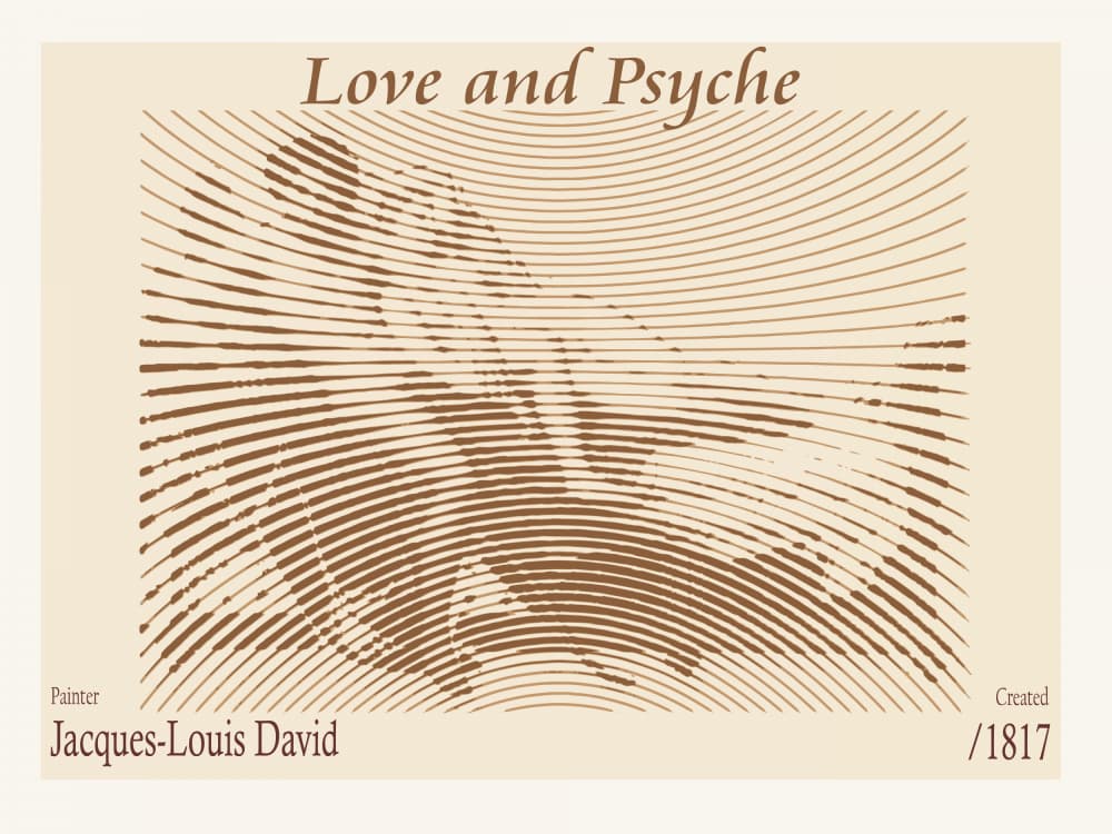 Classical Love Embrace by Doa Project — canvas wall art