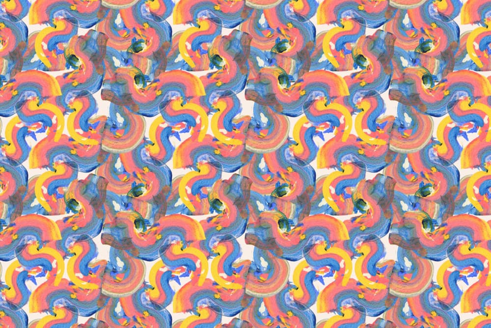 Funkystrokespatternno03 by Treechild — canvas wall art
