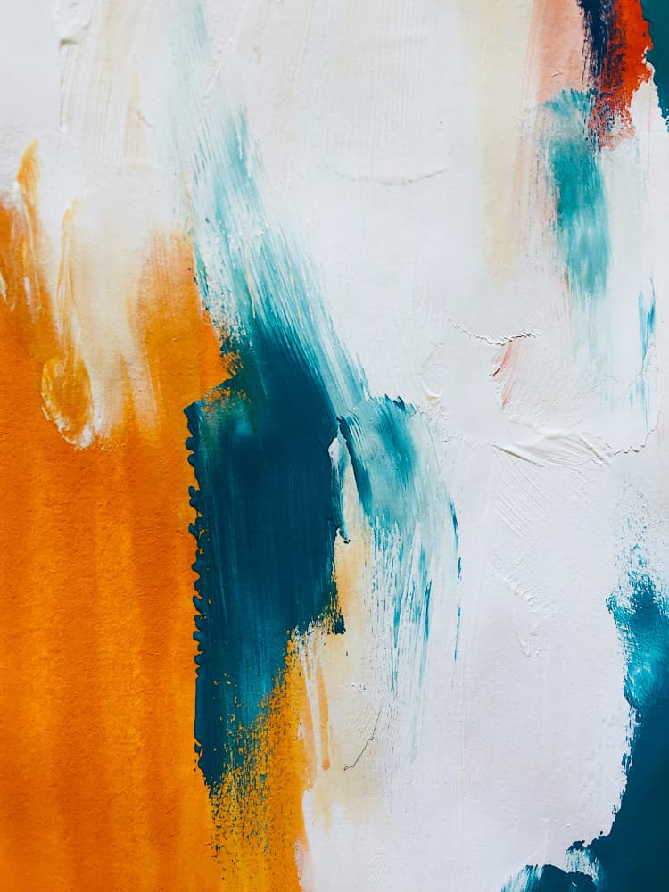 Vibrant Abstract Strokes by Ejaaz Haniff — canvas wall art