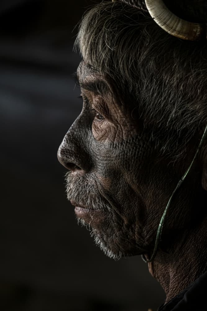 Dignified Tribal Elder by Elena Molina — canvas wall art