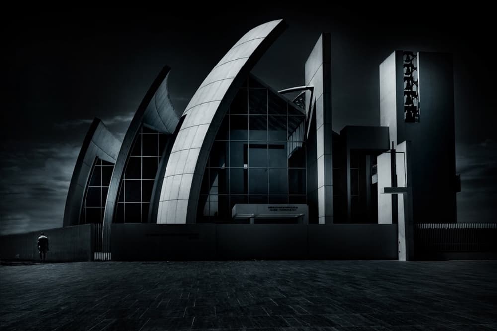 Dramatic Church Architecture by Antonio Grambone — canvas wall art