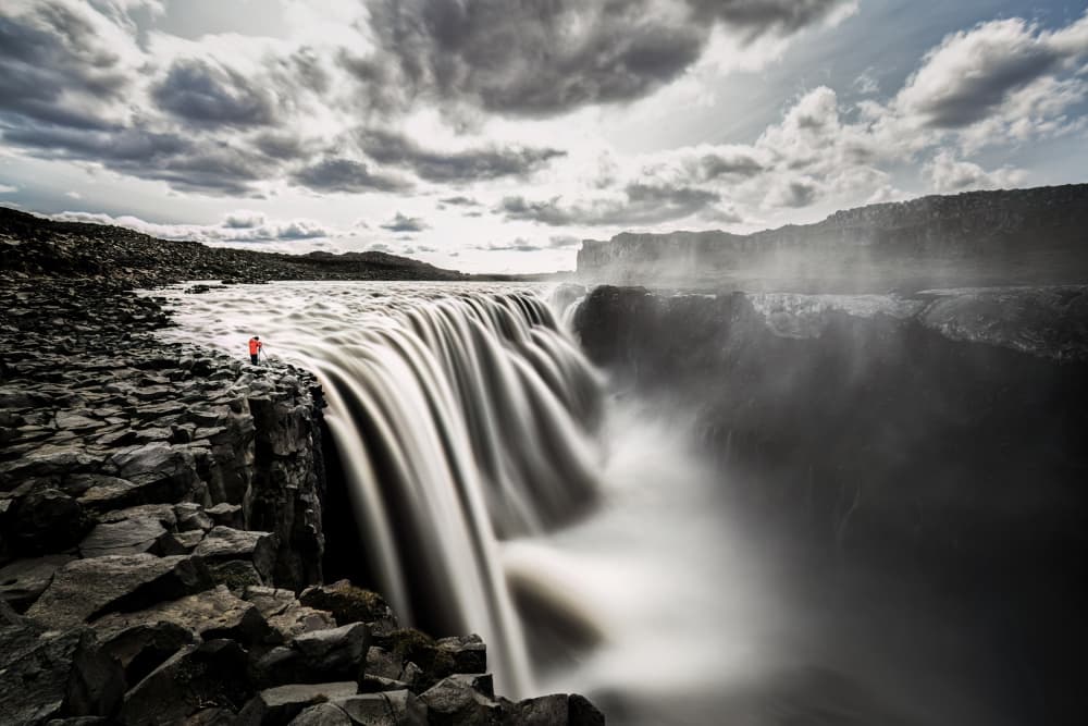 Dramatic Waterfall View by Chuan Chen APA — canvas wall art