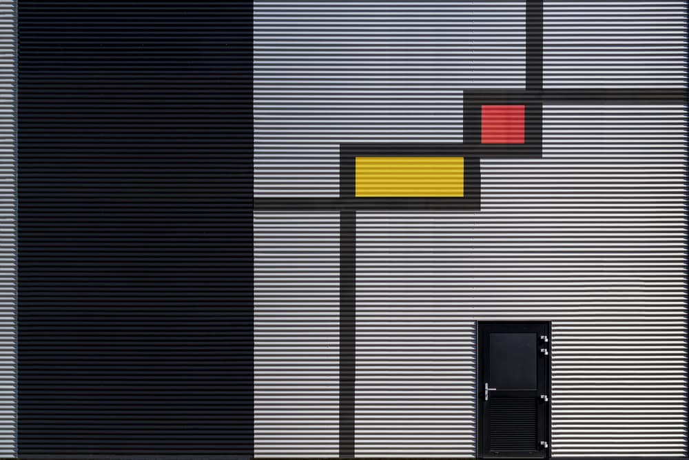 Colorful Block Architecture by Theo Luycx — canvas wall art
