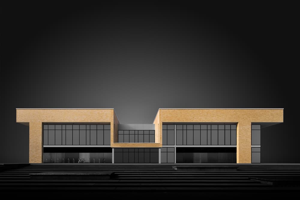 Modern Building Design by Rolf Endermann — canvas wall art