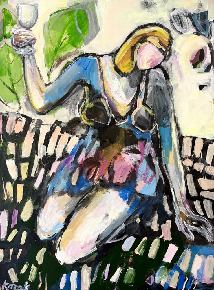 Cheers by Magdalena Krzak — canvas wall art