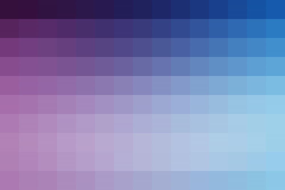 Geometric Color Gradient by amini54 — canvas wall art