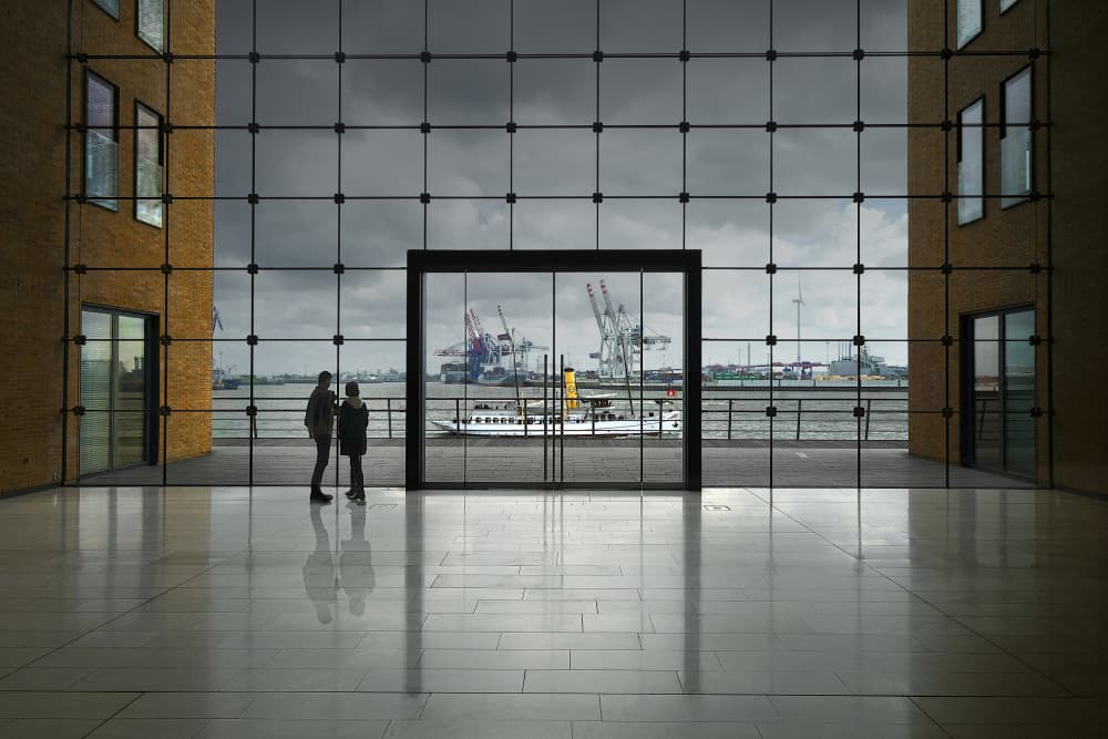 Window To The Harbor by Michael Eßig — canvas wall art