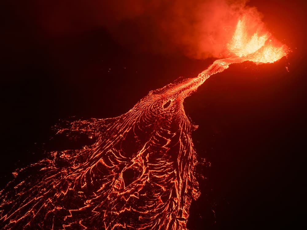 Molten Lava Flow by Chao Feng 天馬 — canvas wall art