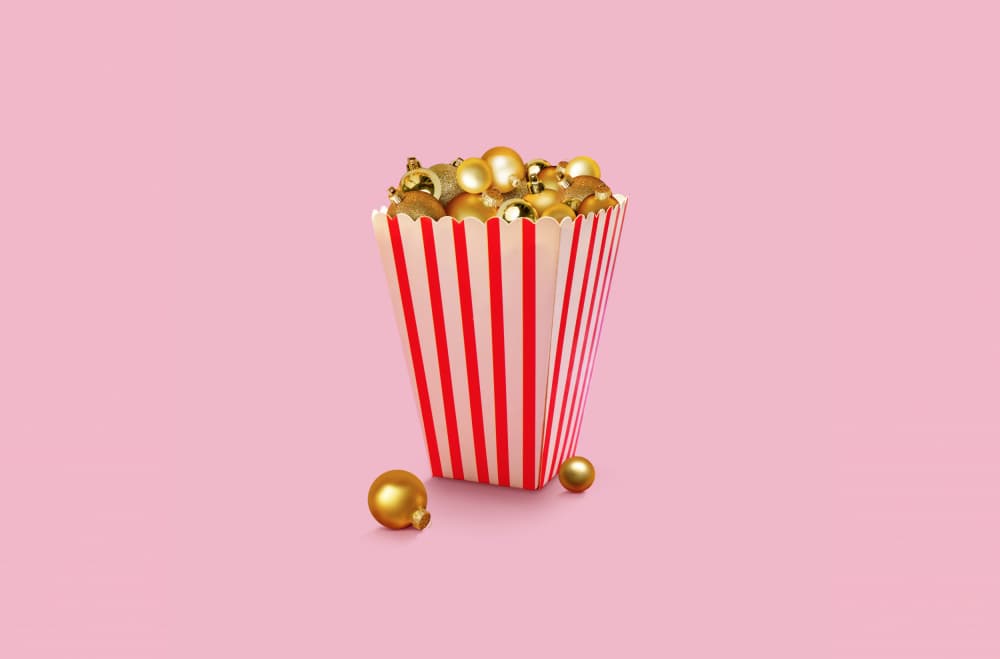 Festive Gold Popcorn by Artem Pozdniakov — canvas wall art