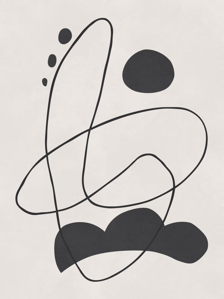 Fluid Organic Lines by Vitor Costa — canvas wall art