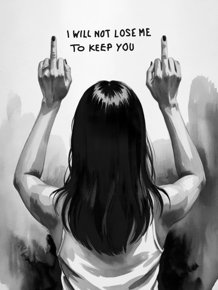 I Will Not Lose Me by Andreas Magnusson — canvas wall art