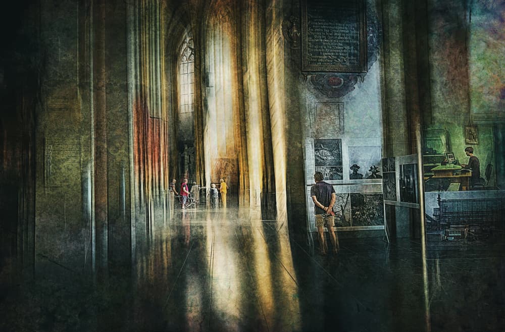 Cathedral Gallery Light by Jan van der Linden — canvas wall art