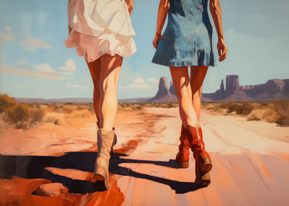 Walking The West by Andreas Magnusson — canvas wall art