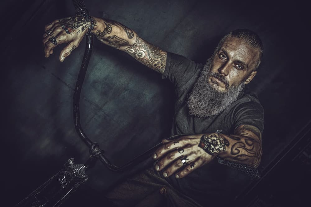 Intense Bearded Man by gNo — canvas wall art