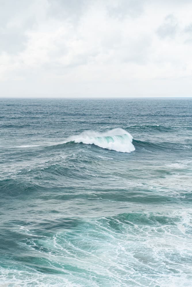 Powerful Ocean Wave by Henrike Schenk — canvas wall art