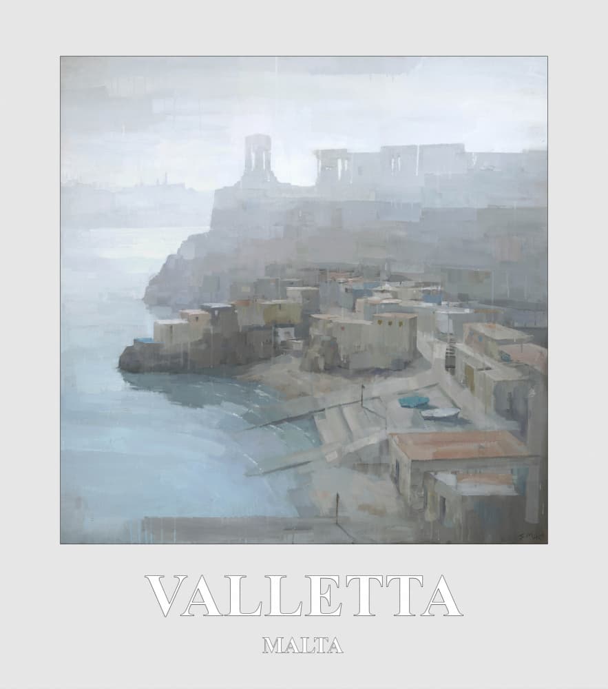 Valletta Harbor View by Steve Mitchell — canvas wall art