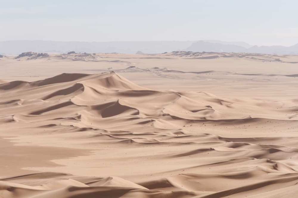 Golden Desert Dunes by Photolovers — canvas wall art
