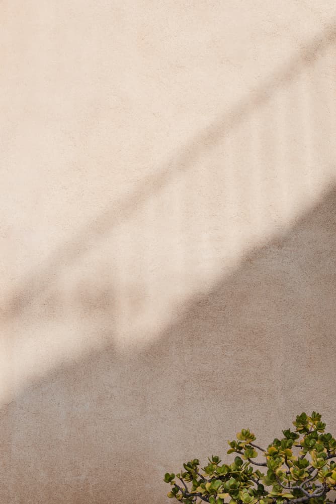Sunny Wall Shadows by Photolovers — canvas wall art