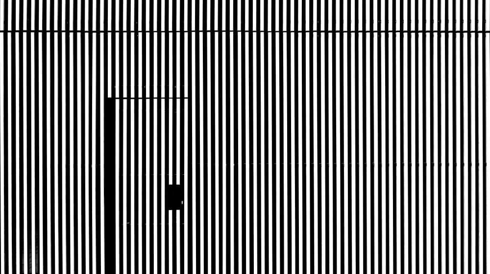 Optical Stripe Illusion by Rolf Endermann — canvas wall art