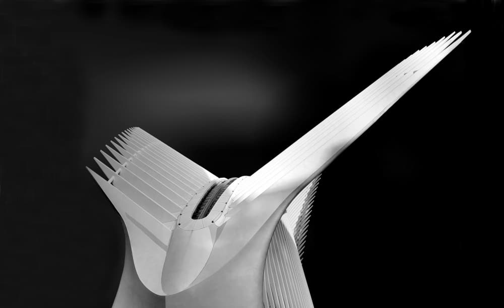Dynamic Winged Architecture by Ivan Huang — canvas wall art