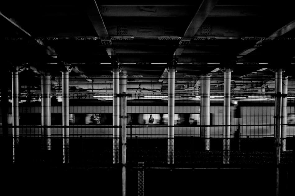 Urban Motion Blur by Kouji Tomihisa — canvas wall art