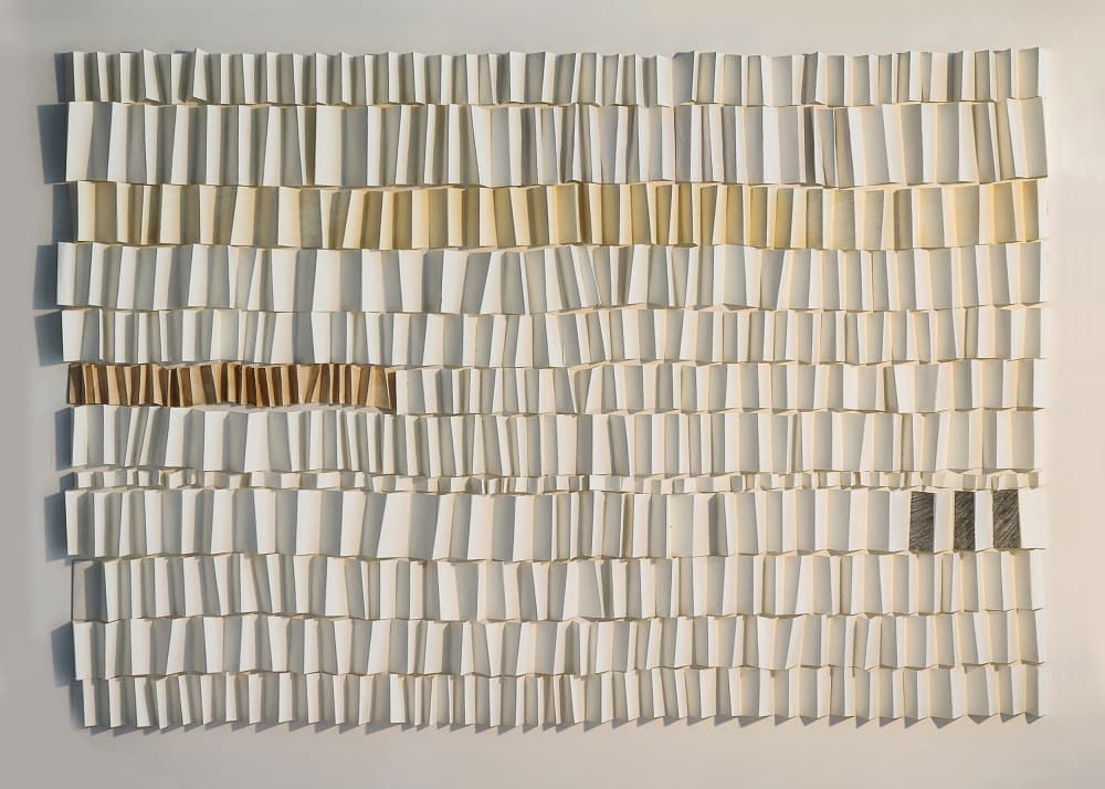 Geometric Textured Blocks by Irene Yesley — canvas wall art