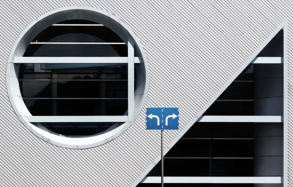 Modern Geometric Directions by Akira TAKAUE — canvas wall art