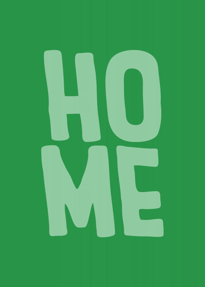Cozy Green Home by Andreas Magnusson — canvas wall art