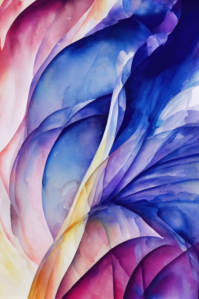 Dreamy Color Flow by Mauro — canvas wall art