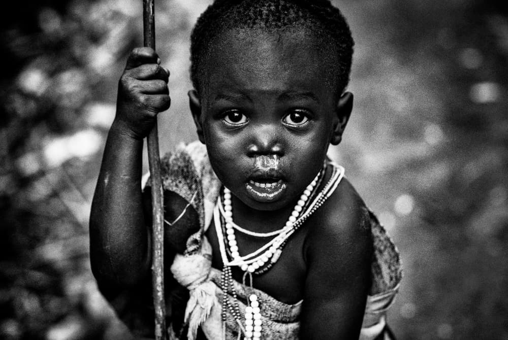 Young African Gaze by Joxe Inazio Kuesta Garmendia — canvas wall art