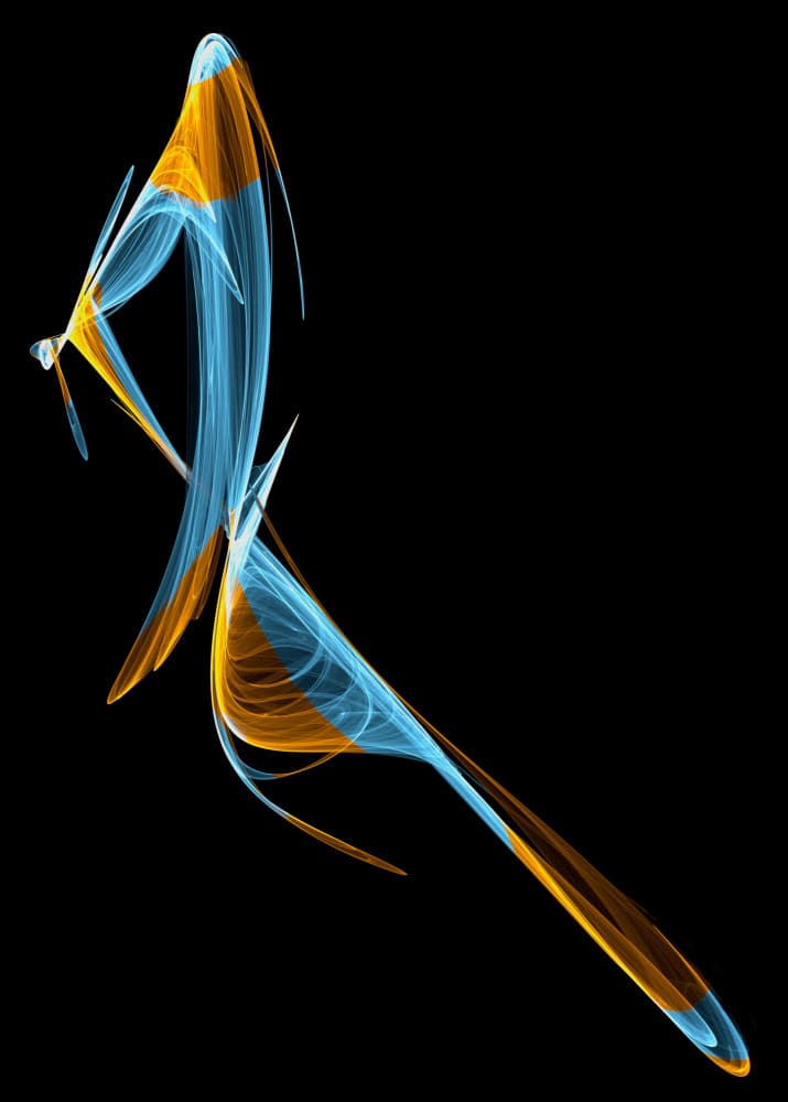 Vibrant Abstract Flow by Mystic Number — canvas wall art