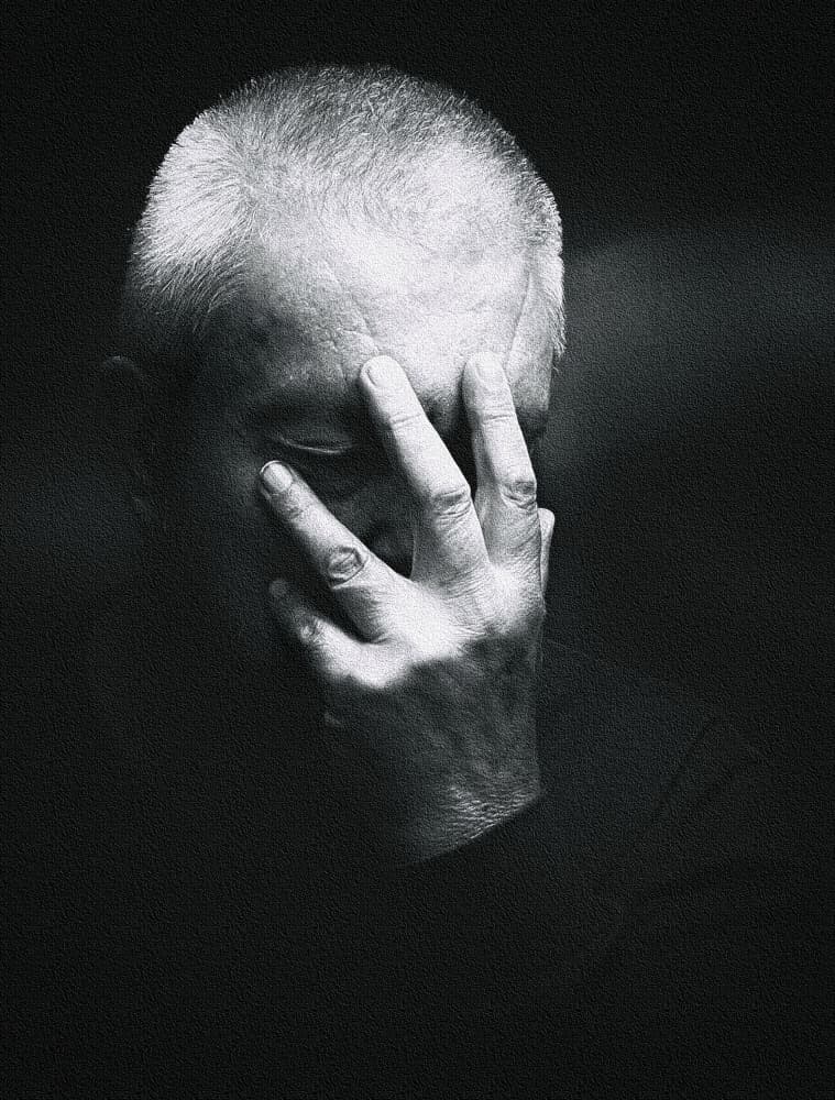Man In Deep Thought by Stefan Eisele — canvas wall art