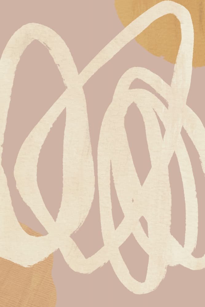 Soft Abstract Swirls by Talitha McQueen — canvas wall art