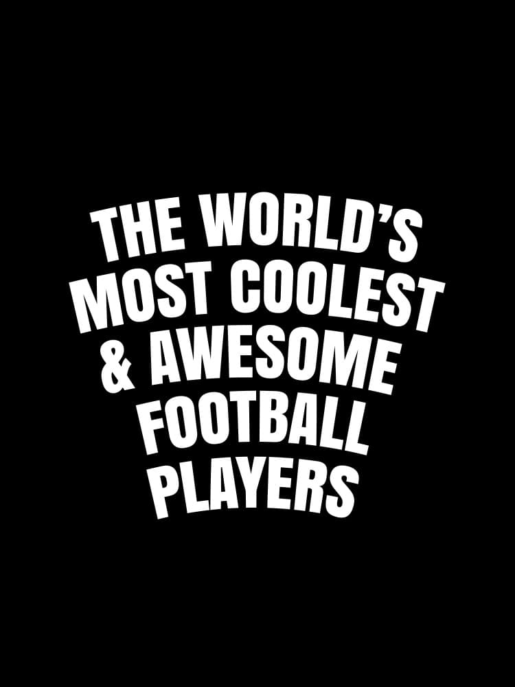 World's Coolest Football Players by Happie Eagle — canvas wall art