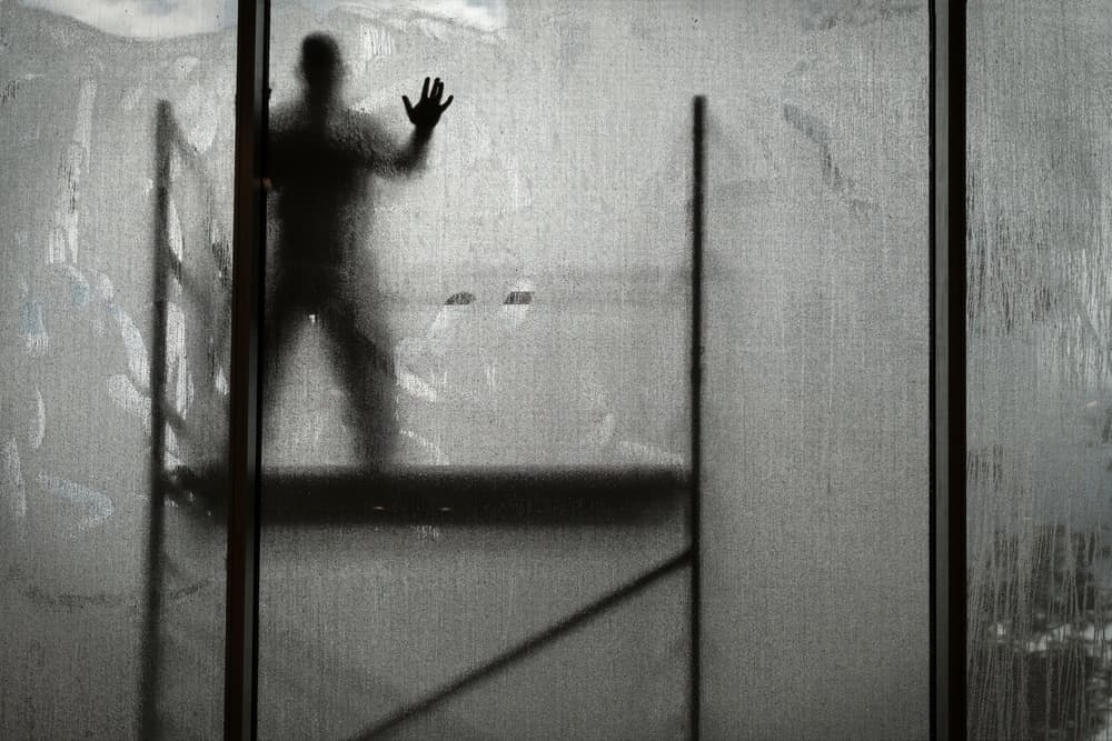 Mysterious Figure Silhouette by Lus Joosten — canvas wall art