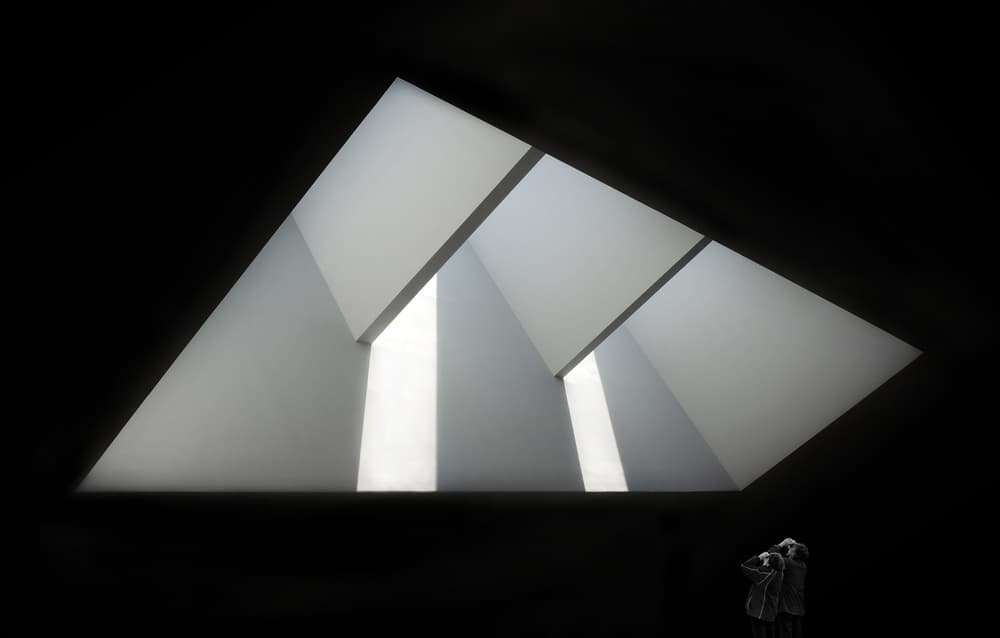 Geometric Skylight Gaze by Huib Limberg — canvas wall art