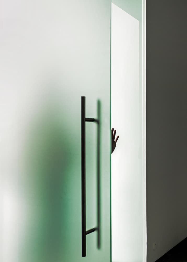 Mysterious Hand Frosted Door by Lus Joosten — canvas wall art