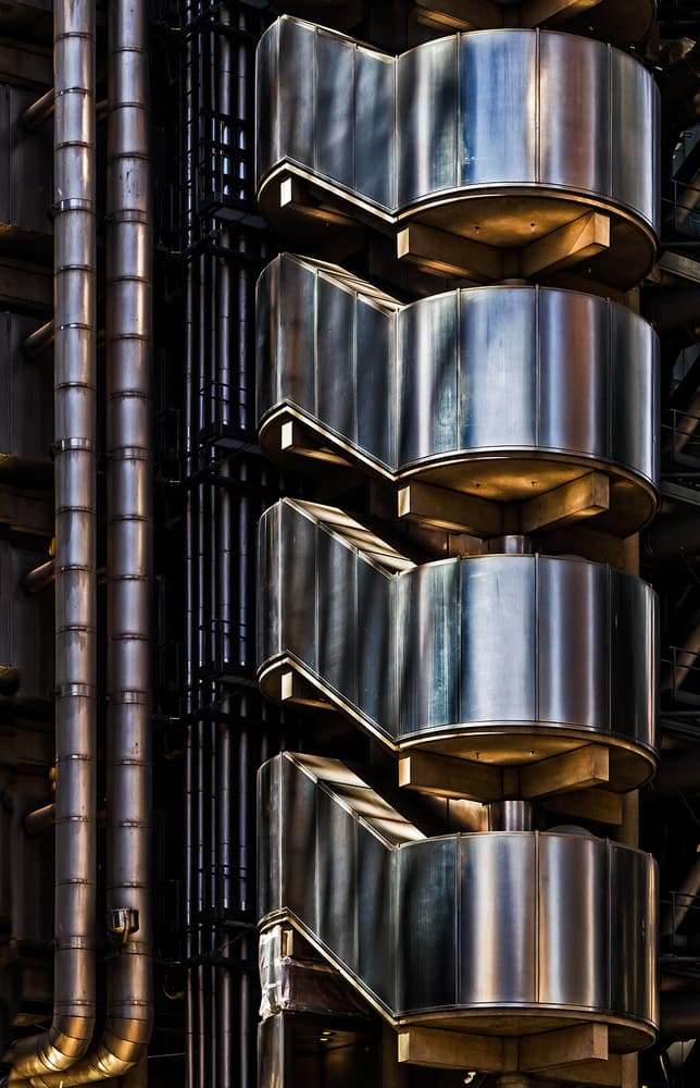 Modern Architectural Detail by Eric Mattheyses — canvas wall art