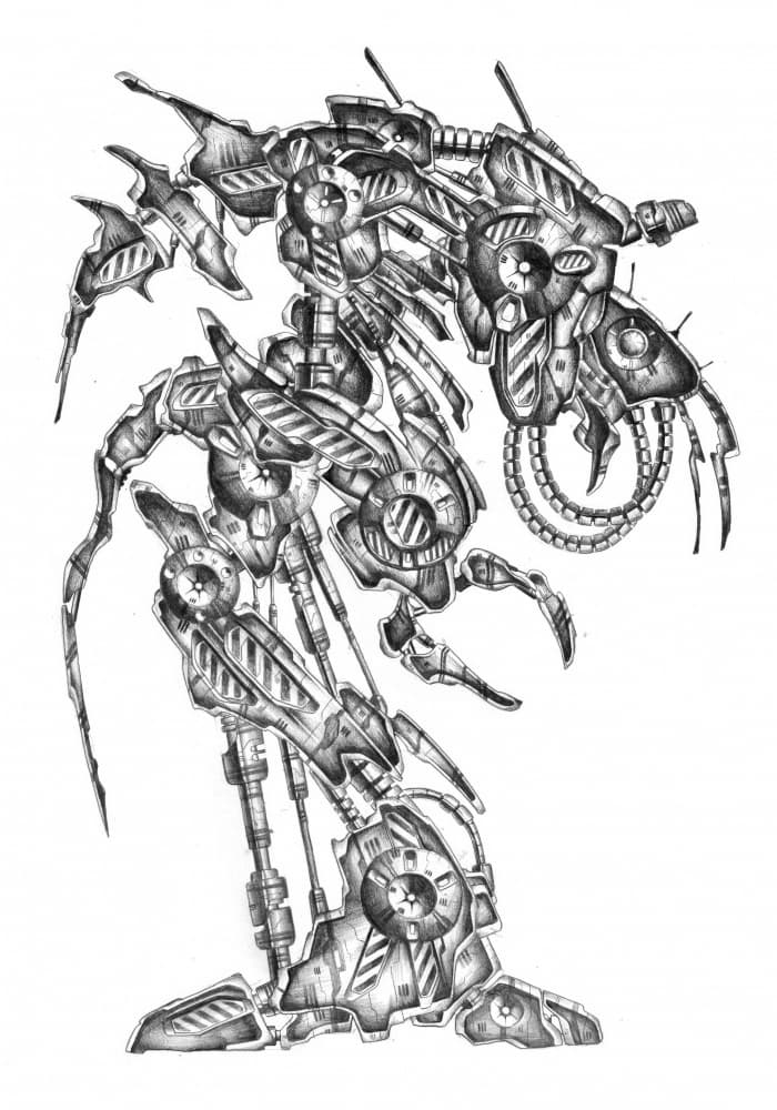 Steampunk Robot Monster by Kulik — canvas wall art