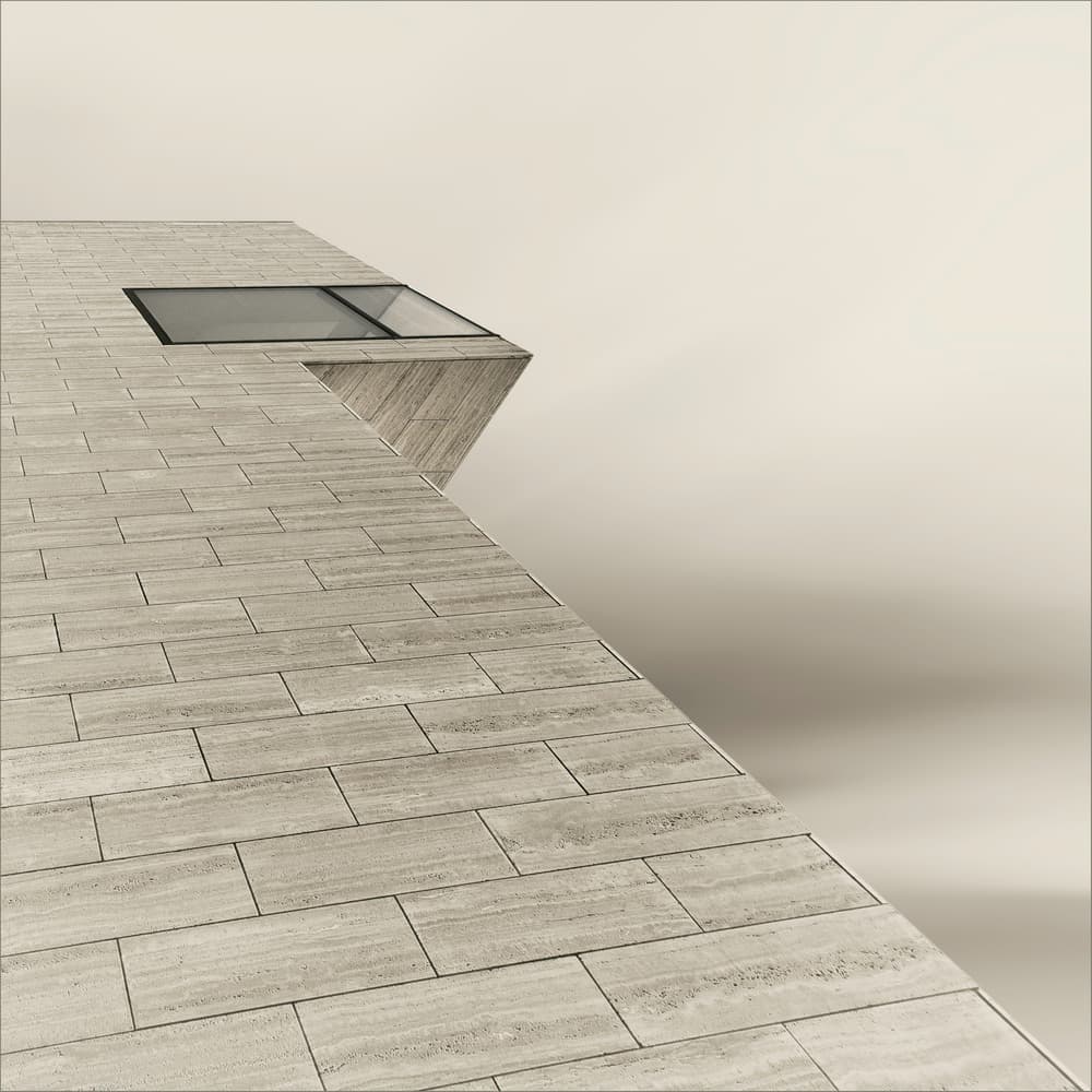 Modern Stone Angles by Gilbert Claes — canvas wall art