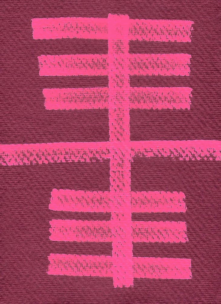 Bold Pink Geometry by Santhosh ch — canvas wall art