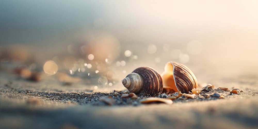Bokeh beach no 01 by Treechild — canvas wall art
