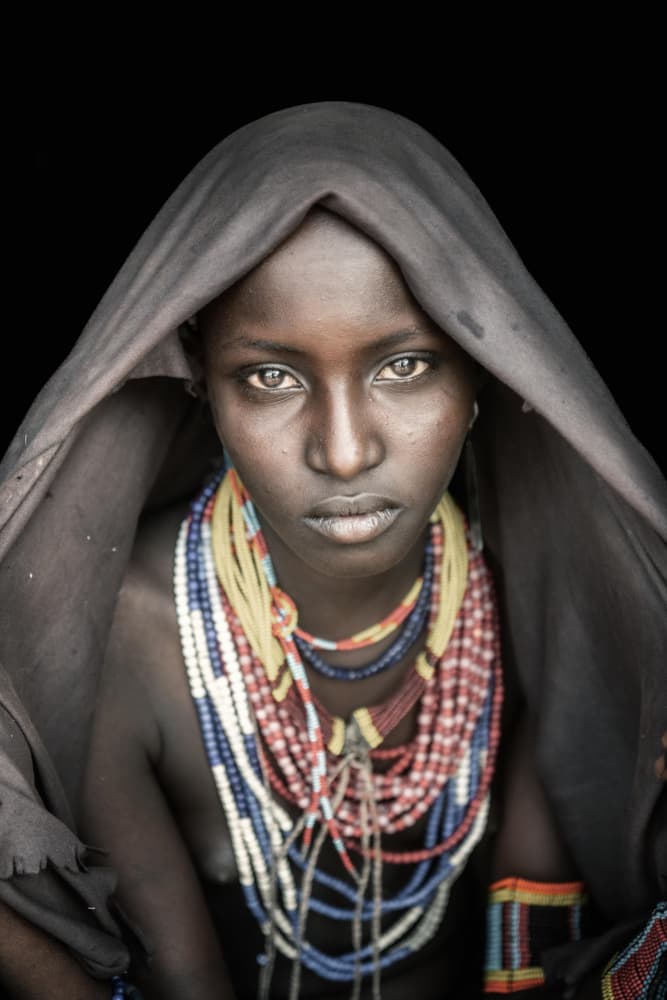Intense Tribal Gaze by Trevor Cole — canvas wall art