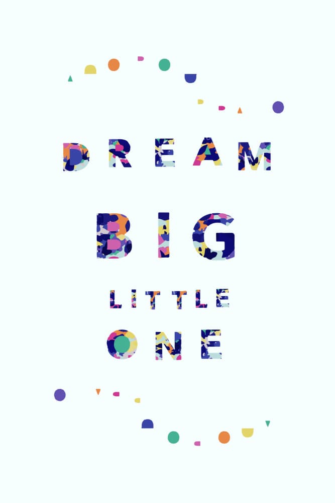 Dream Big Little One by Danushka Abeygoda — canvas wall art