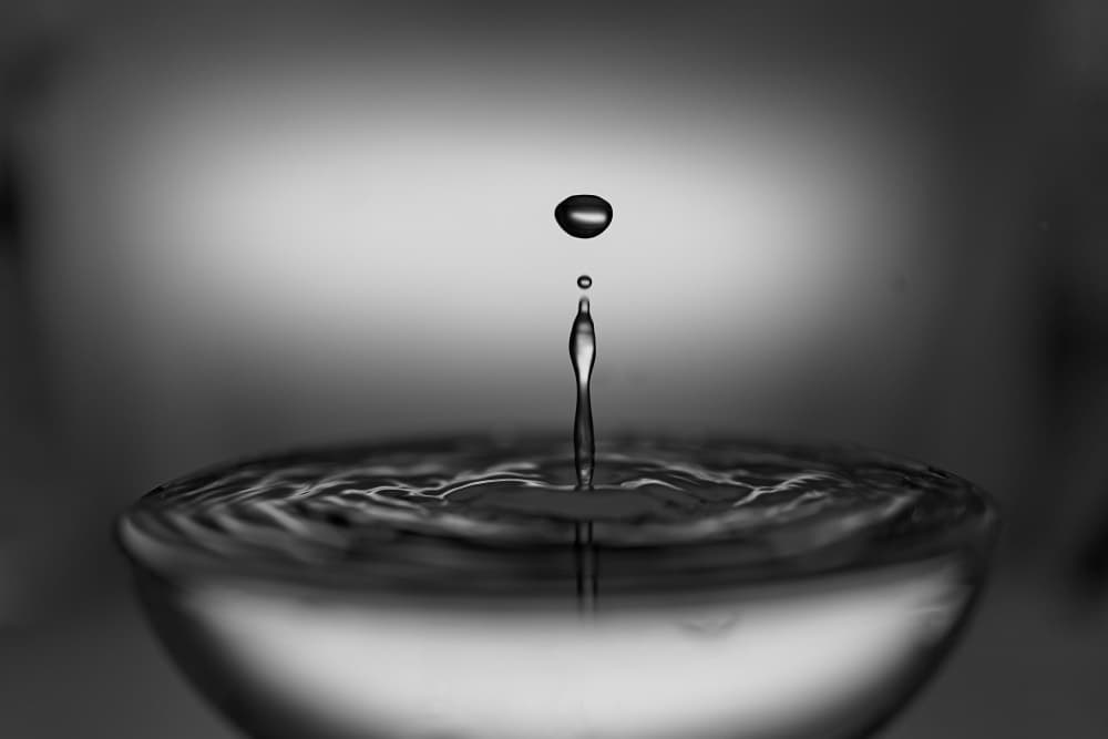 Water Droplet Splash by Vladislav Danilov — canvas wall art