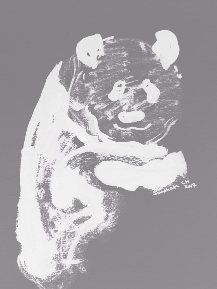 Panda 22 by Santhosh ch — canvas wall art
