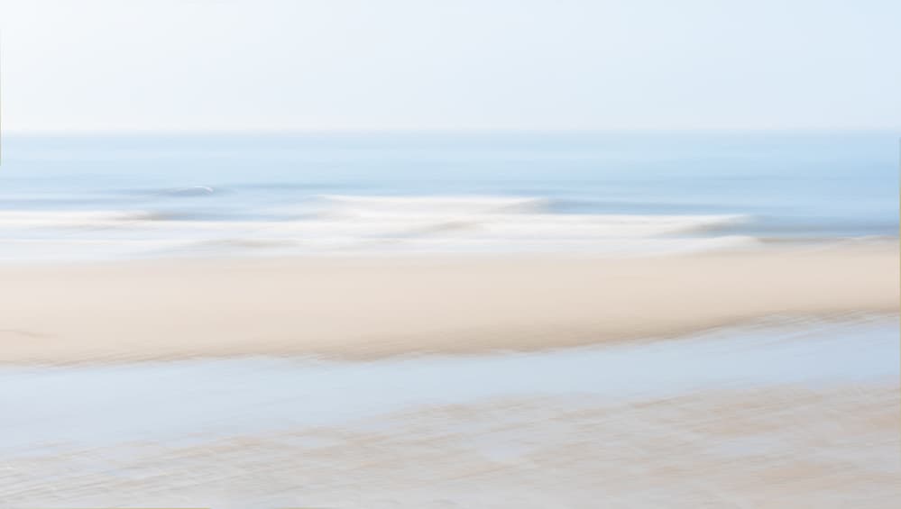 Dreamy Ocean Blur by Els Keurlinckx — canvas wall art