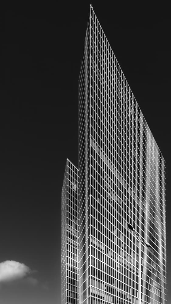 Geometric City Skyscraper by Andy Dauer — canvas wall art