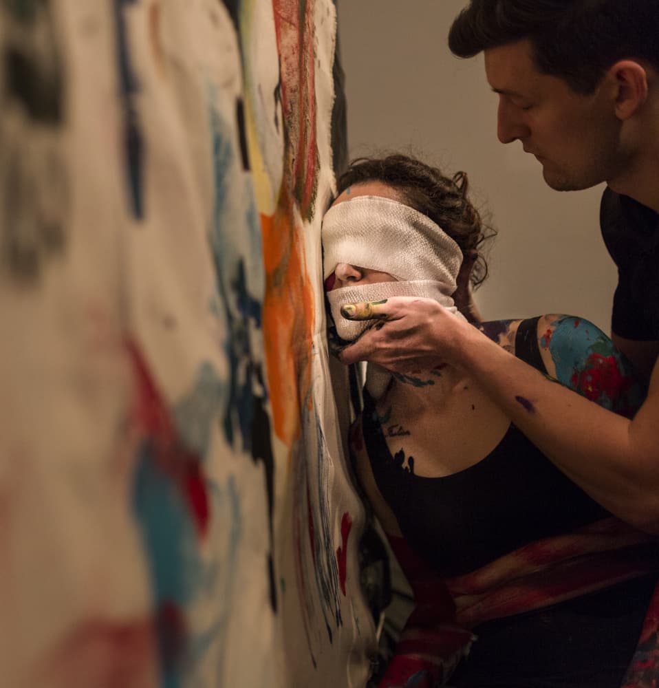Sensory Paint Experience by Ozan AKTAS — canvas wall art